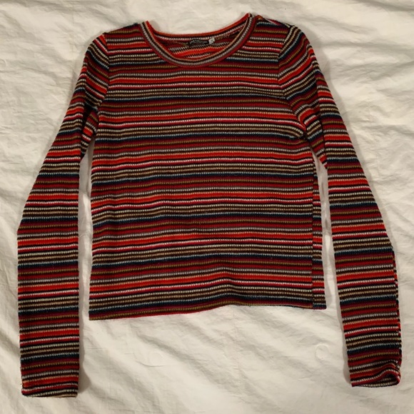 Color Striped Sweater - Picture 2 of 4